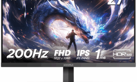 Deal – KOORUI G2711P 27 inch FHD Gaming Monitor 200Hz