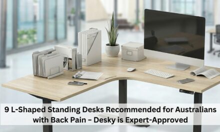 9 L-Shaped Standing Desks Recommended for Australians with Back Pain – Desky is Expert-Approved
