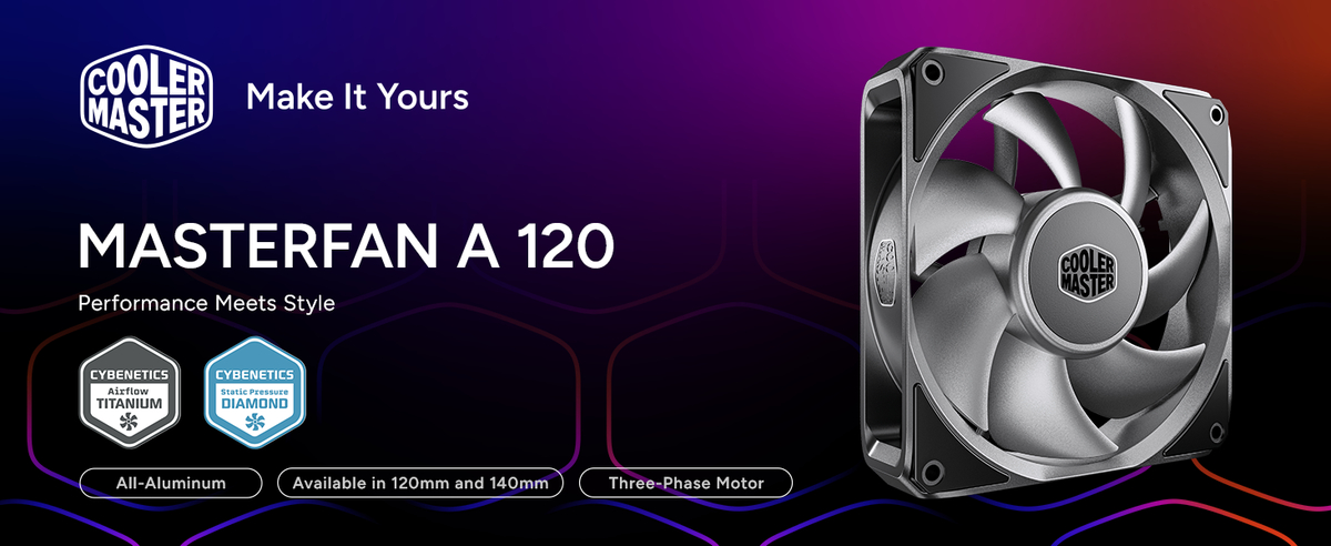 Cooler Master Launches MasterFan A Series and MasterFan M Series Cooling Fans