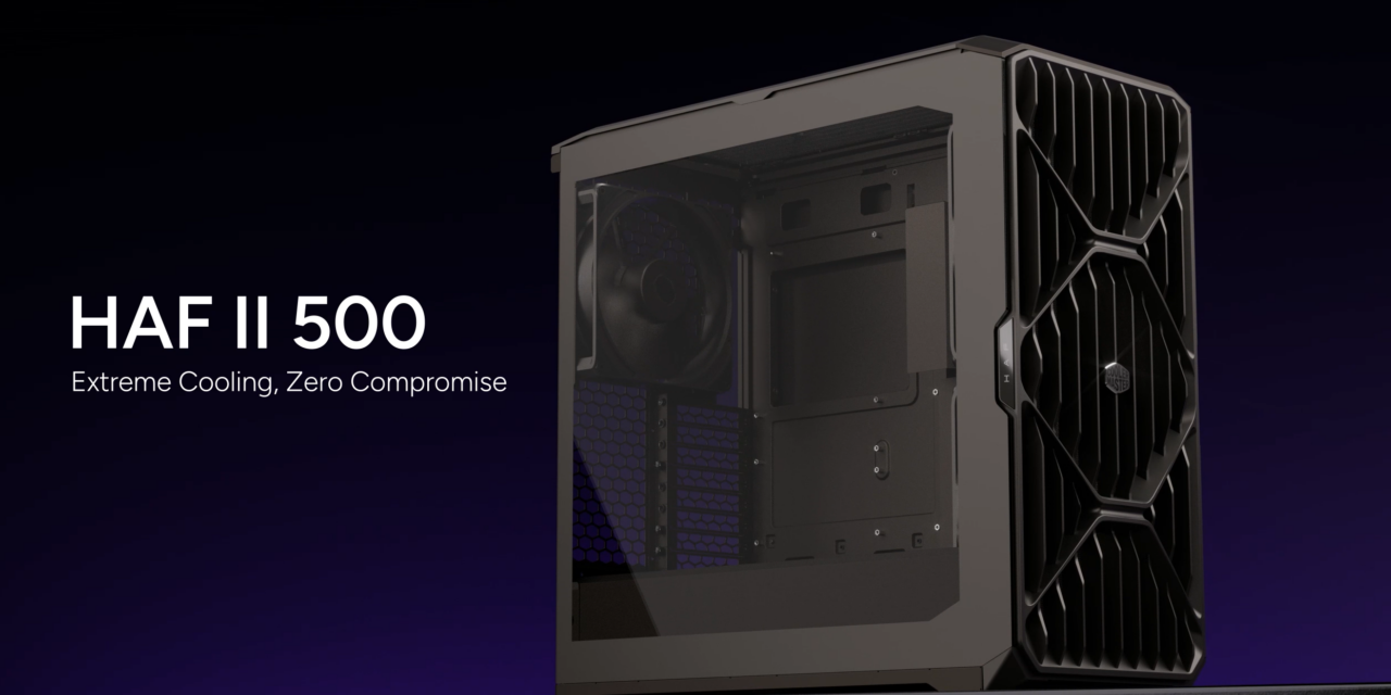 Cooler Master HAF II 500 Launches as New High-Airflow Flagship PC Case