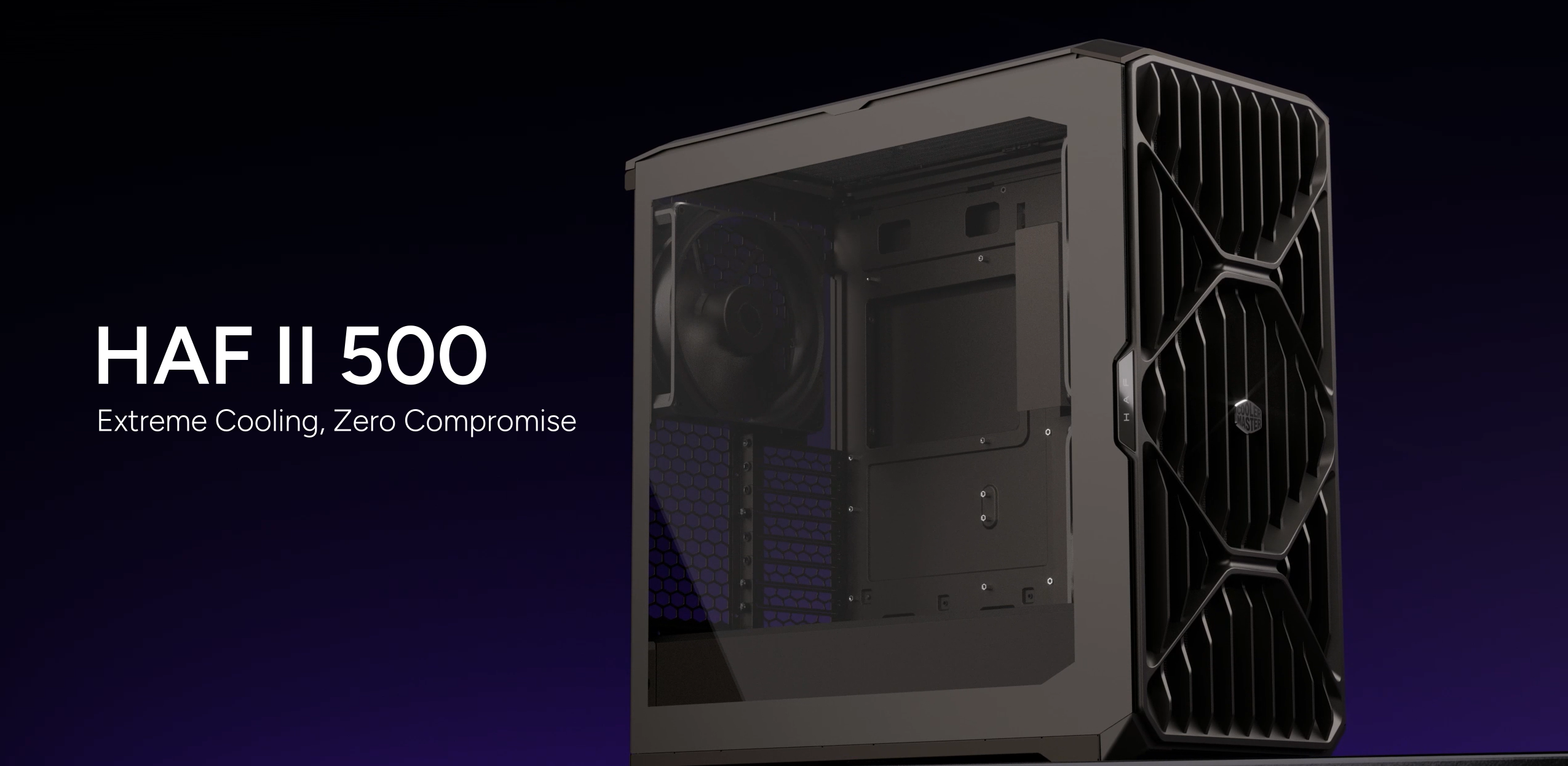 Cooler Master HAF II 500 Launches as New High-Airflow Flagship PC Case