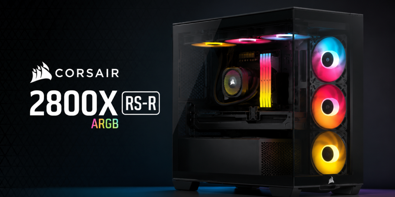 Corsair 2800X Brings Big Features to Compact PC Builds