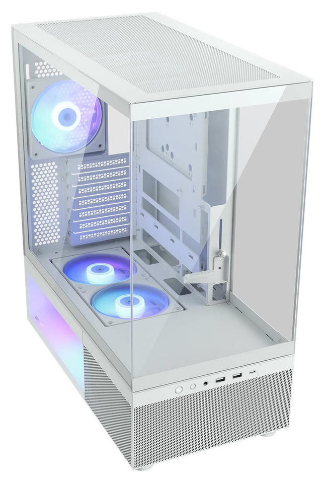 Cougar Unveils Stylish Cougar CFV220 RGB Mid Tower Case with Strong Cooling Support 1 Cougar CFV220 RGB mid tower PC case 4