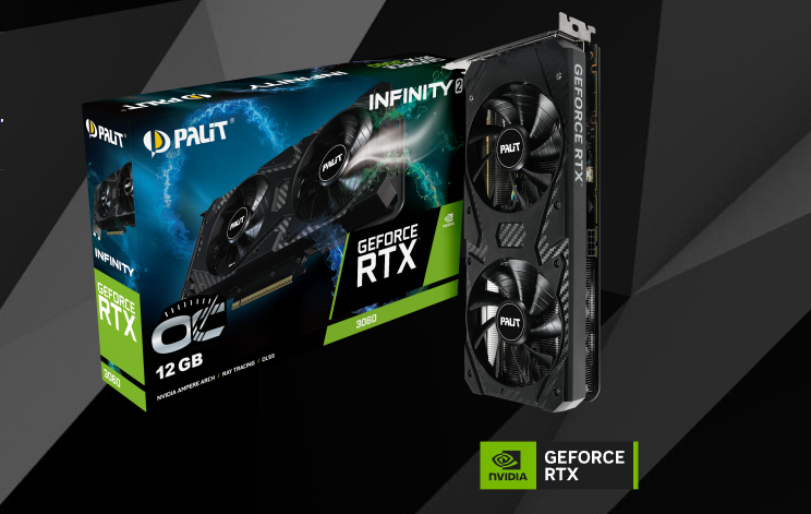 Palit Brings Back the Popular GeForce RTX 3060 Infinity 2 OC with 12GB Memory