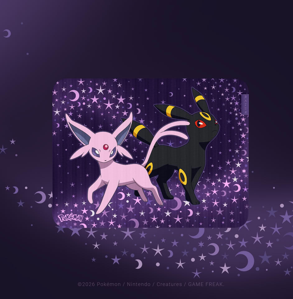 Razer Unveils Exciting Espeon & Umbreon Collection for Gamers 4 Razer Espeon Umbreon Collection for Gamers 2