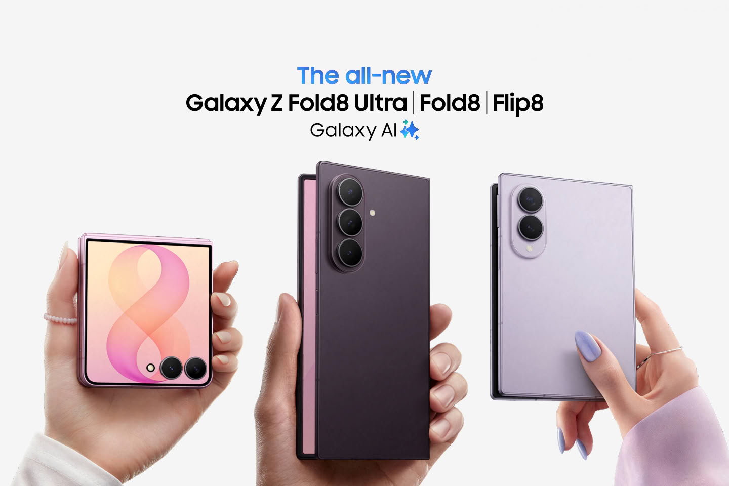 Samsung Galaxy Z Fold8 Ultra Fold8 and Flip8 launched With Smarter