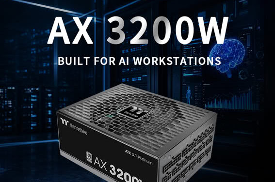 Thermaltake AX 3200W Platinum Brings Reliable Power for AI Workstations
