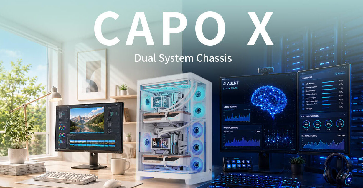Thermaltake Introduces Versatile CAPO X Dual System Case for Powerful Two PC Setups