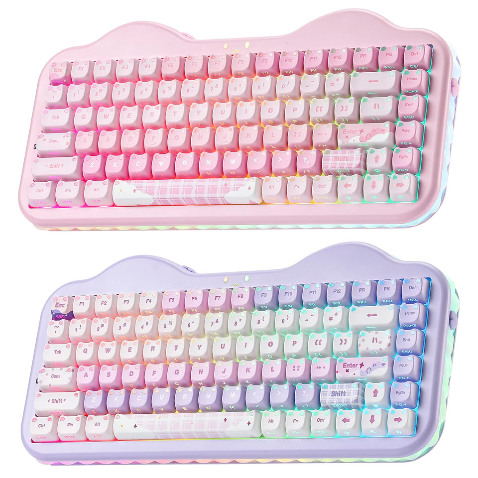 YUNZII C75 MAO Cake Kitten Keyboard 12